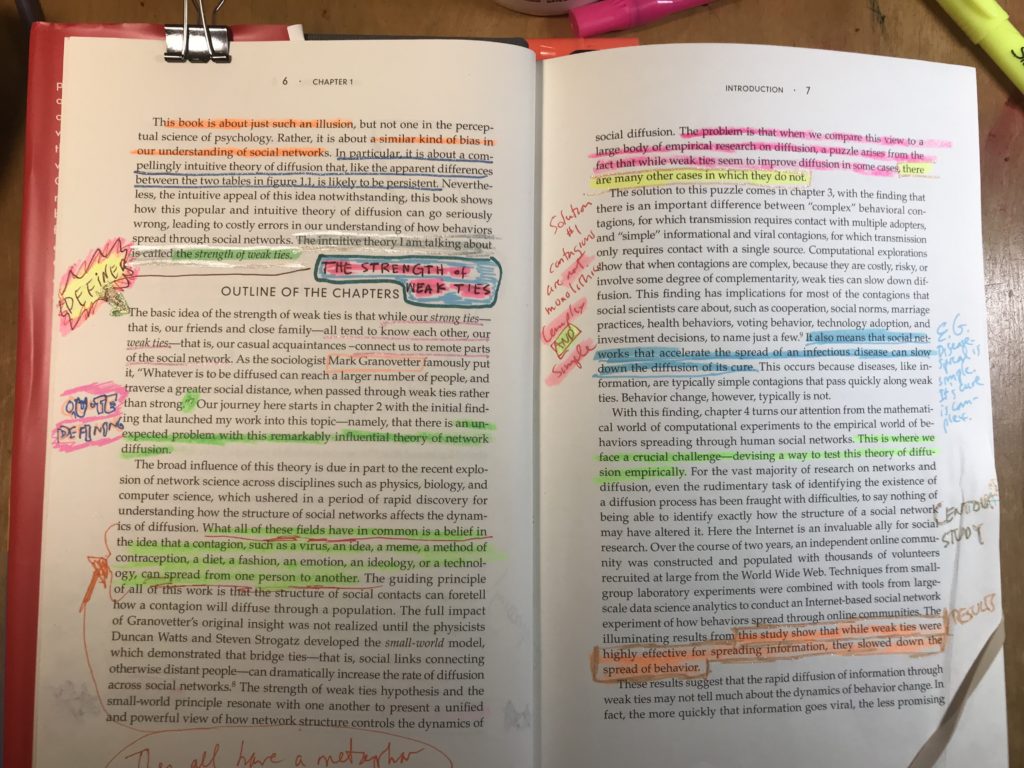 Annotation for Damon Centola's book How Behavior Spreads