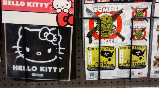 Hello Zombie Hunter Kitty!