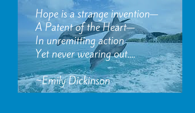 Hope Is At Very Least A Verb and Not A Noun