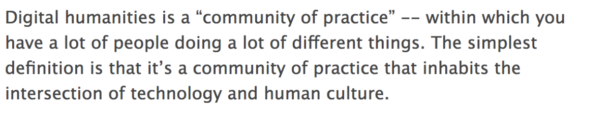 Digital Humanist