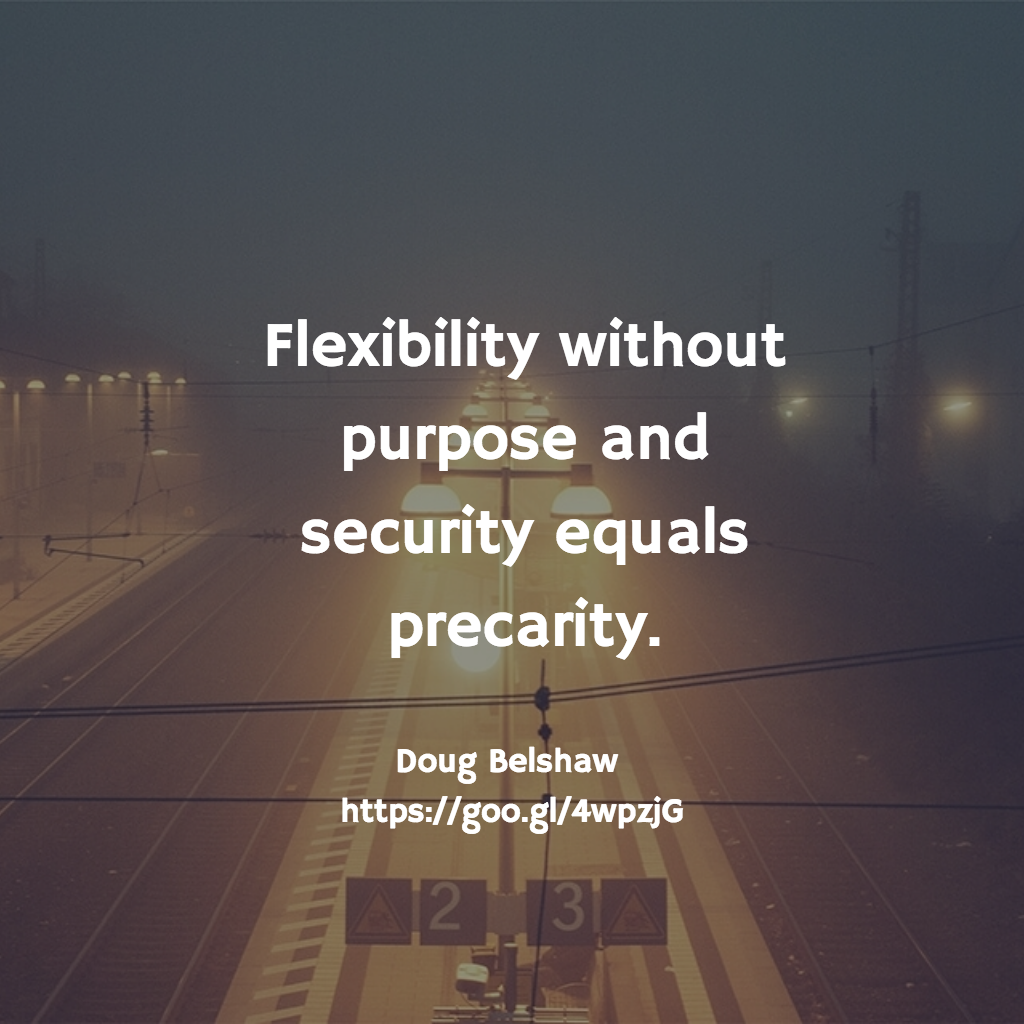 Precarity to Unnecessarity: Just One Small Leap for ...Anyone