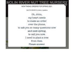 An Elegy for John Brittain, our Nut Tree Man on the Nolin River