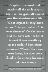 picture of grids with quoted text
