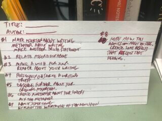 The Defibrillation of Jalynn Harris's Poem, "The Life of a Writer"