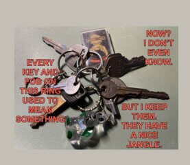 The Epistemology of Keys Shouting, "I Don't Know."